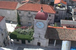 trogir town under UNESCO protection
